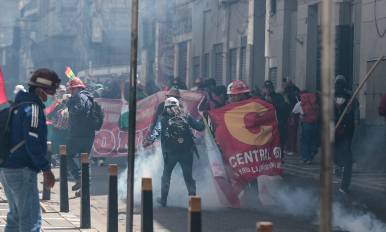 Bolivya'da hükümet karşıtı protestolarda 57 kişi gözaltına alındı