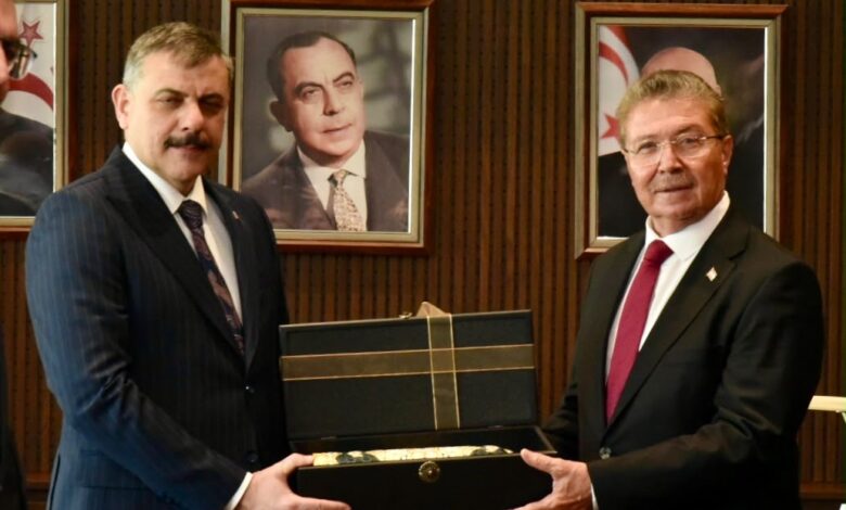 Başbakan Üstel, Türkiye İçişleri Bakanı Çiftçi ile bir araya geldi
