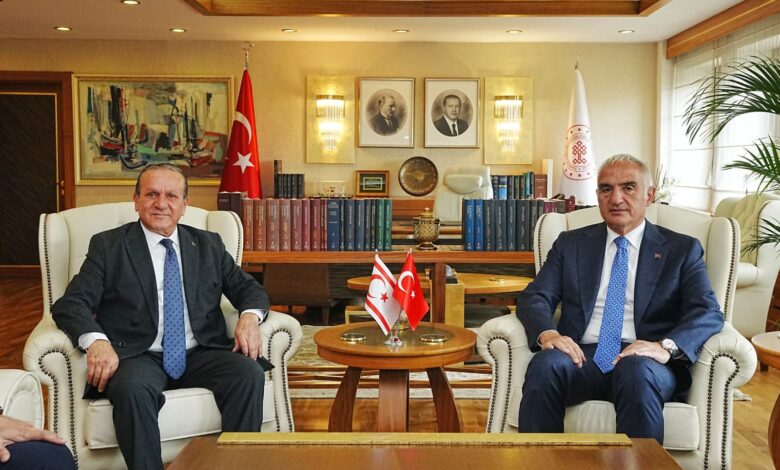 Bakan Ataoğlu, TC Kültür ve Turizm Bakanı Ersoy ile Ankara'da Bir Araya Geldi