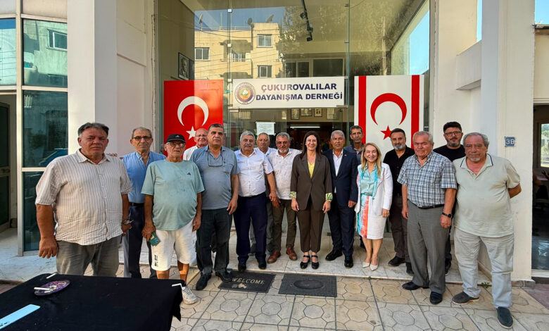 CTP Genel Başkanı İncirli'den Çukurovalılar Dayanışma Derneği'ne ziyaret