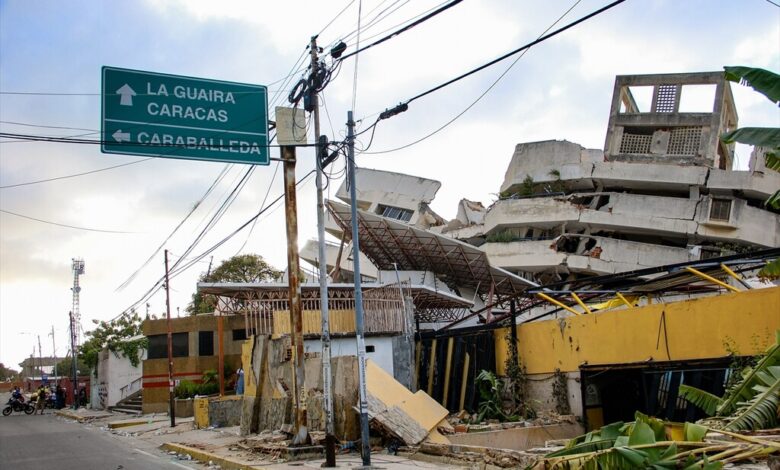 Venezuela'da deprem felaketi: Can kaybı 1450'yi aştı