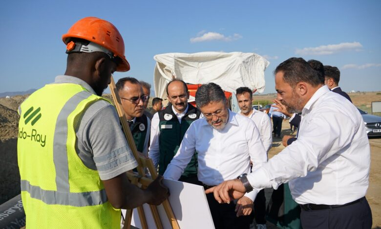 Çavuş ve Yumaklı, Mesarya Ovası Sulaması Ana İletim Hattı Projesi kapsamında yürütülen çalışmaları yerinde inceledi