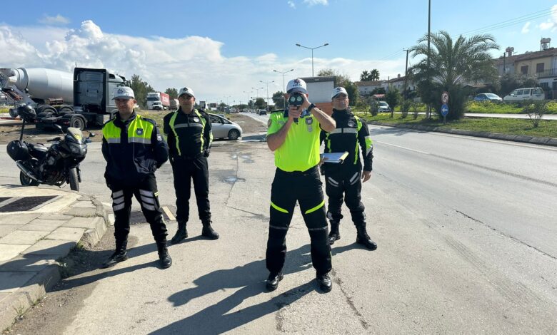 KKTC Genelinde Geniş Çaplı Trafik Denetimi: 480 Sürücüye Yasal İşlem, 59 Araç Trafikten Men Edildi