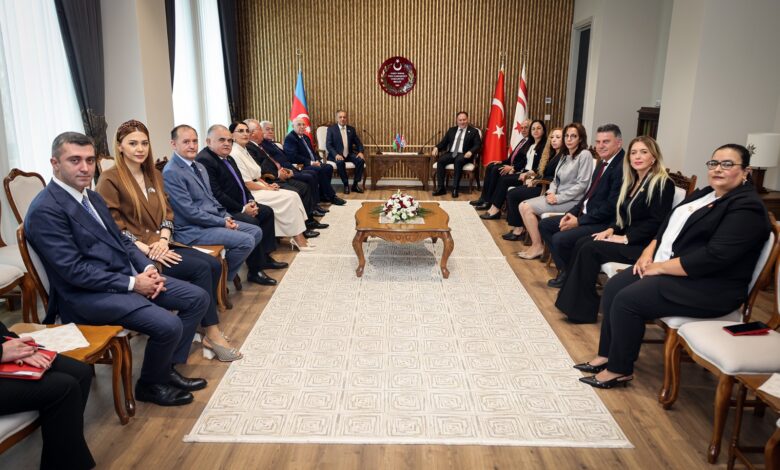 Meclis Başkanı Öztürkler, Azerbaycan Heyetini Kabul Etti