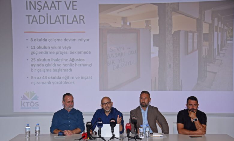 KTÖS'ten Kamusal Eğitim Raporu: En Az 44 Okulda Eğitim ve İnşaat Birlikte Yürüyecek