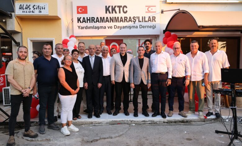 Meclis Başkanı Öztürkler, Kahramanmaraşlılar Derneği Güzelyurt Şubesi'nin Açılışına Katıldı