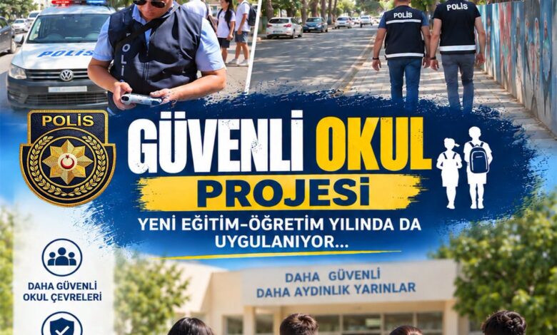 KKTC'de Güvenli Okul Projesi Yeni Eğitim Yılında Genişletilerek Sürüyor