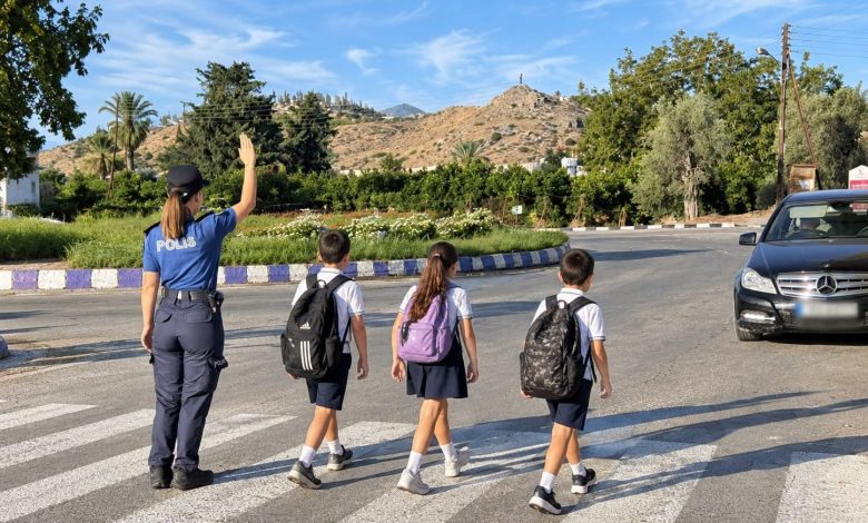 KKTC'de Okulların Açılmasıyla Polis Denetimleri Yoğunlaştırıldı