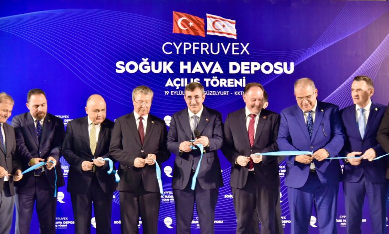 Cypfruvex'in 15 bin tonluk soğuk hava deposu hizmete açıldı
