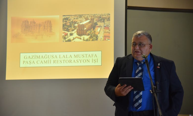 Lala Mustafa Paşa Camii ve Medresesi'ndeki restorasyon çalışmaları için bilgilendirme toplantısı yapıldı