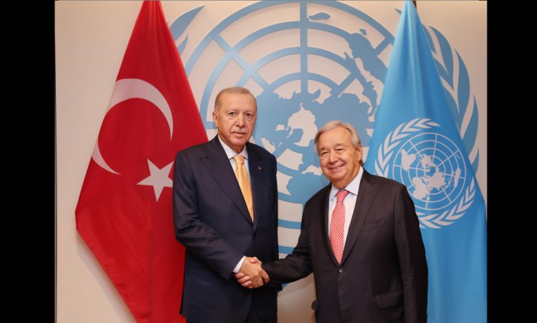 Erdoğan, Guterres ile görüştü: egemen eşitlik vurgusu