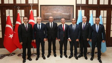 MİLLİ EĞİTİM BAKANI NAZIM ÇAVUŞOĞLU, GAZİ ÜNİVERSİTESİ REKTÖRÜ PROF. DR. UĞUR ÜNAL İLE BİR ARAYA GELDİ