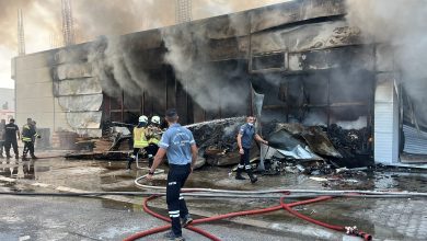 ALAYKÖY SANAYİ BÖLGESİ'NDE YANGIN: 600 METREKARELİK ALAN KÜLE DÖNDÜ
