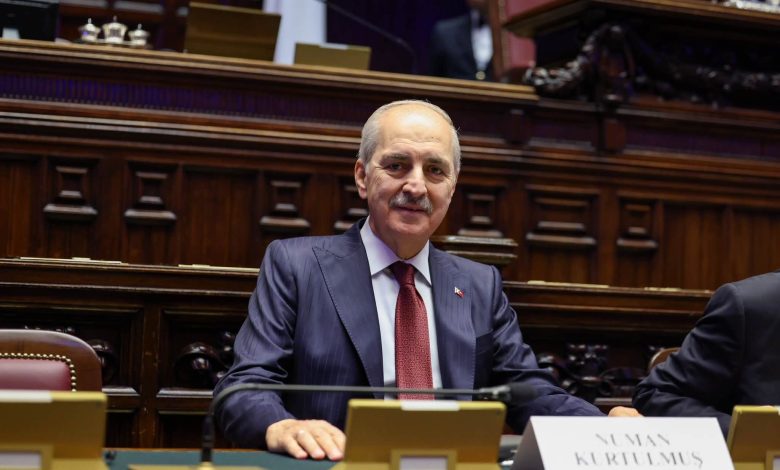 Numan Kurtulmuş'tan Avrupa Parlamento Başkanları Konferansı'nda Rum Temsilciye Sert Tepki