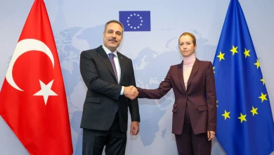 DIŞİŞLERİ BAKANI HAKAN FİDAN, BRÜKSEL'DE KAJA KALLAS İLE GÖRÜŞTÜ